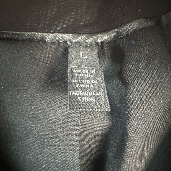 White House Black Market Black Quilted Bomber Jacket with Faux Fur Collar - Picture 3 of 14